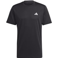 adidas Train Essentials Training T-Shirt Herren 095A - black/white S von adidas performance