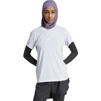 adidas Training Essential Logo T-Shirt Damen in hellgrau, Größe: M von Adidas