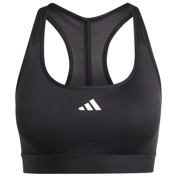 adidas - Women's PWRCT Medium Support Bra - Sport-BH Gr XS - Cup: A/B grau/schwarz von Adidas