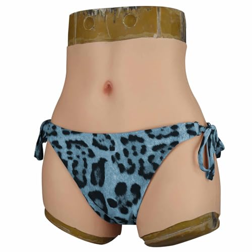 Adima Crossdresser Silikon Höschen Realistische Sissy Fake Vagina Boxershorts Hüft Enhancer Unterwäsche für Drag Queen Ladyboy,Bronze,M von Adima