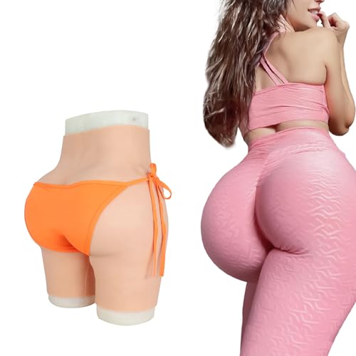 Adima Realistische Sissy Höschen Gefälschte Vaginal Verstecken Gaff Höschen Po Control Shaper Shorts für Crossdresser Transgender,Bronze,Basic von Adima