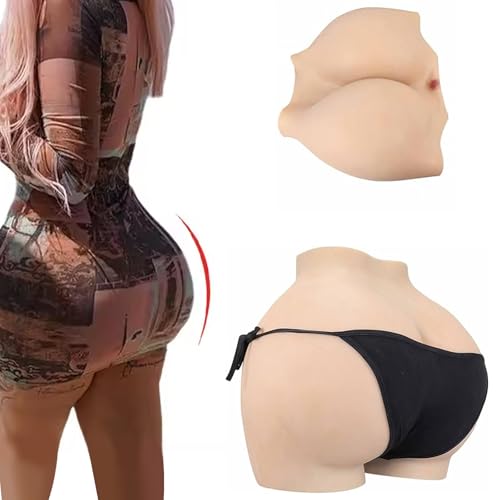 Adima Riesiger Hintern Silikon Höschen männlich zu weiblich Shapewear Verstecken Gaff Gesäß Verbessern Lifter Höschen für Crossdresser,Natrual,Upgrades von Adima