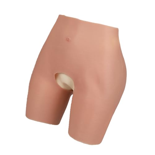 Adima Silikon Gesäßformer Höschen Push Up Hüfte verbessern Unterwäsche Lift Butt Open Crotch Shorts für Frauen Crossdresser,Bronze,hip1.25 von Adima