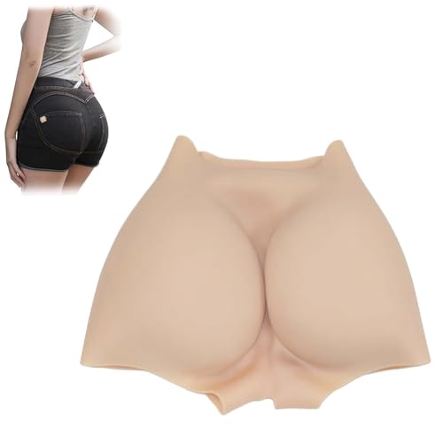 Adima Vollsilikon-Höschen HIPS Enhancer Shaper Control Hose Frauen-Hintern-Hüftpolster-Hebehöschen für Crossdresser,Braun,One Size von Adima