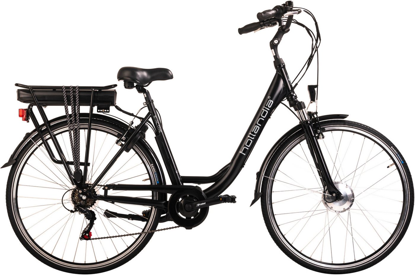 Adore E-Bike E-Active, 6 Gang Shimano Tourney Schaltwerk, Kettenschaltung, Frontmotor, 468 Wh Akku, Pedelec, Elektrofahrrad für Damen u. Herren, Cityrad von Adore