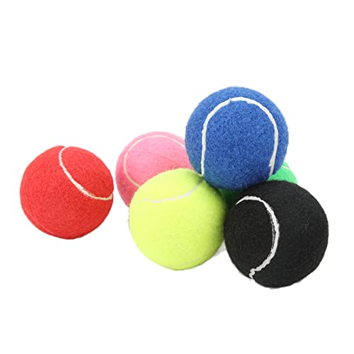 Aeun Tennis Trainingsball, Tennisball Set 6er Pack Bunt Mehrzweck für Schulvereine Aeun Tennis Trainingsball, Tennisball Set 6er Pack Bunt Mehrzweck für Schulvereine von Aeun