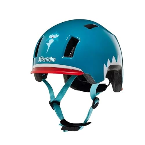 Affenzahn Fahrradhelm robuster Kinderhelm für Mädchen und Jungen für Fahrradfahren, Laufrad und Rollerfahren Hai - Petrol Affenzahn Fahrradhelm robuster Kinderhelm für Mädchen und Jungen für Fahrradfahren, Laufrad und Rollerfahren Hai - Petrol von Affenzahn