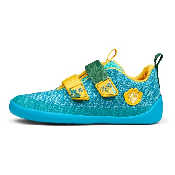 Affenzahn - Kid's Barfußschuh Knit Happy - Barfußschuhe Gr 30 creative bear / turquoise Affenzahn - Kid's Barfußschuh Knit Happy - Barfußschuhe Gr 30 creative bear / turquoise von Affenzahn