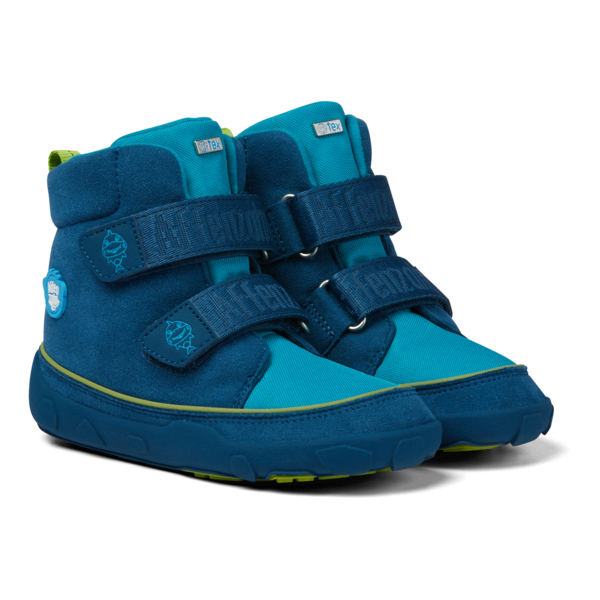 Affenzahn - Kid's Comfy Jump Midboot Vegan Hai - Winterschuhe Gr 21 blau von Affenzahn