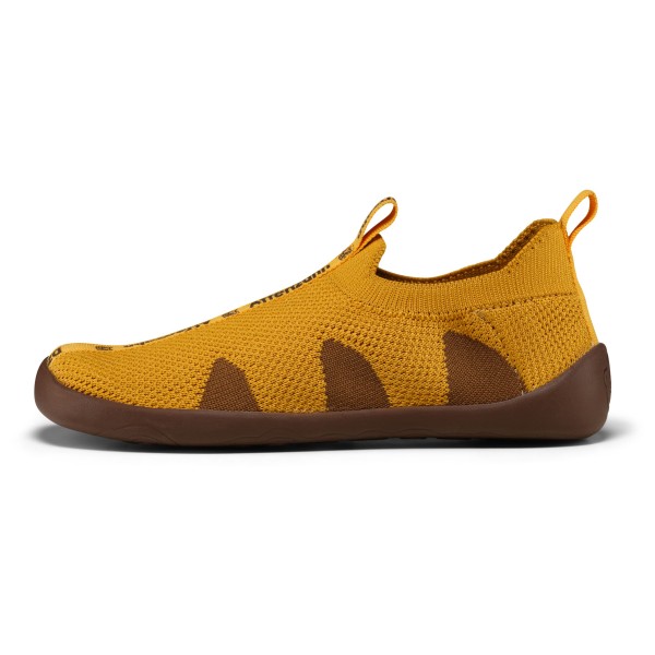 Affenzahn - Kid's Hausschuh Knit Flinky - Hüttenschuhe Gr 31 gelb von Affenzahn