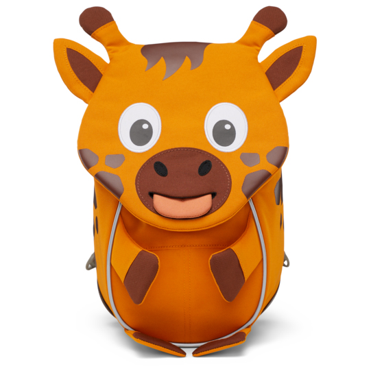 Affenzahn - Kid's Kleiner Freund Giraffe - Kinderrucksack Gr 4 l orange von Affenzahn