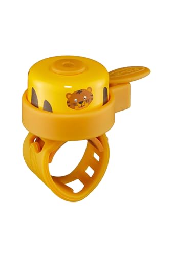 Affenzahn Micro Klingel mit süßen Tiermotiven Welt für Mädchen und Jungen Tiger - Gelb von Affenzahn
