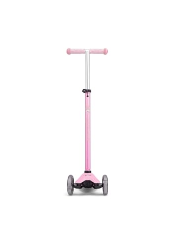 Affenzahn Micro Roller Maxi sicherer Kinderscooter ab 2 und 5 Jahren mit LED Rädern, bis 50kg belastbar, höhenverstellbar Einhorn - Pink von Affenzahn