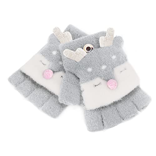AfinderDE Kleinkinder Mädchen Jungen Fingerlose Handschuhe Halber Finger Fäustlinge Winter Kinderradhandschuhe Sport Halbfinger Handschuhe Strickhandschuhe mit Klappe für 1-4 Jahren AfinderDE Kleinkinder Mädchen Jungen Fingerlose Handschuhe Halber Finger Fäustlinge Winter Kinderradhandschuhe Sport Halbfinger Handschuhe Strickhandschuhe mit Klappe für 1-4 Jahren von AfinderDE