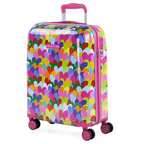 AGATHA RUIZ DE LA PRADA - Handgepäck Koffer Hartschale. Kabinentasche. Trolley Rollkoffer 4 Rollen 55x40x20 Material: ABS/PC hochwertiger und Stabiler. TSA Hängeschloss 131150, Color Fuchsia AGATHA RUIZ DE LA PRADA - Handgepäck Koffer Hartschale. Kabinentasche. Trolley Rollkoffer 4 Rollen 55x40x20 Material: ABS/PC hochwertiger und Stabiler. TSA Hängeschloss 131150, Color Fuchsia von Agatha Ruiz de la Prada