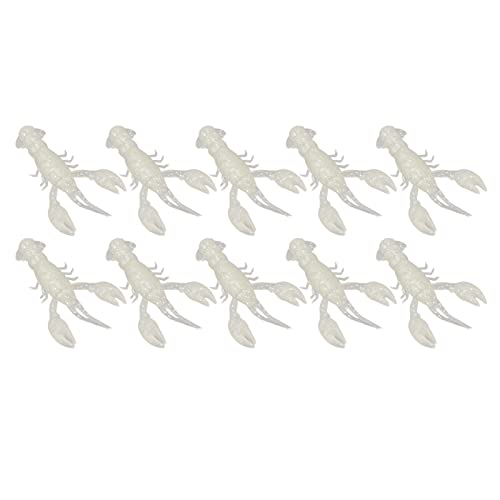 10 Stück Weicher Fischköder, 5,5x1x0,7cm/2,2x0,4x0,3 Zoll 26g/0,9oz PVC Langusten Köder Hummer Klaue Kunstköder Crayfish Angeln Flusskrebs Fischen Köder für Karpfen Bass Frischwasser Salzwasser 10 Stück Weicher Fischköder, 5,5x1x0,7cm/2,2x0,4x0,3 Zoll 26g/0,9oz PVC Langusten Köder Hummer Klaue Kunstköder Crayfish Angeln Flusskrebs Fischen Köder für Karpfen Bass Frischwasser Salzwasser von Agatige