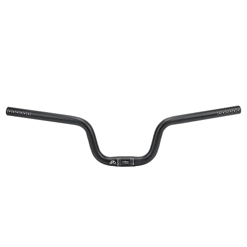 Agatige Fahrradlenker, Durchmesser 25,4 Mm/1,0 Zoll Lp Litepro Aluminiumlegierung Fahrrad Schwalbenlenker Fahrrad High Riser Lenker Mountainbike Zubehör Für Brompton Black(120mm) von Agatige