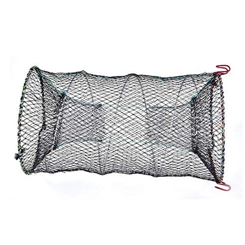 Fischköderfalle, zusammenklappbares Fischernetz, Garnelenfalle, Käfig, Angelzubehör und Ausrüstung(25cm) von Agatige