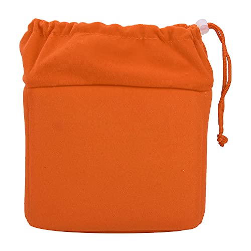Agatige Kamera-Einsatztasche, wasserdichte, Stoßfeste DSLR-gepolsterte Kameratasche, Gepolsterte Tasche Mit Kordelzug(Orange) von Agatige
