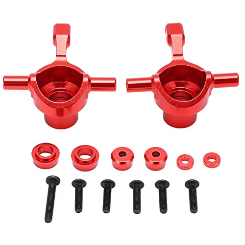 Agatige RC Alloy Caster Block & Steering Blocks Aluminiumlegierung vorderer Achsschenkel-Armsatz für Tamiya TT02(rot) von Agatige