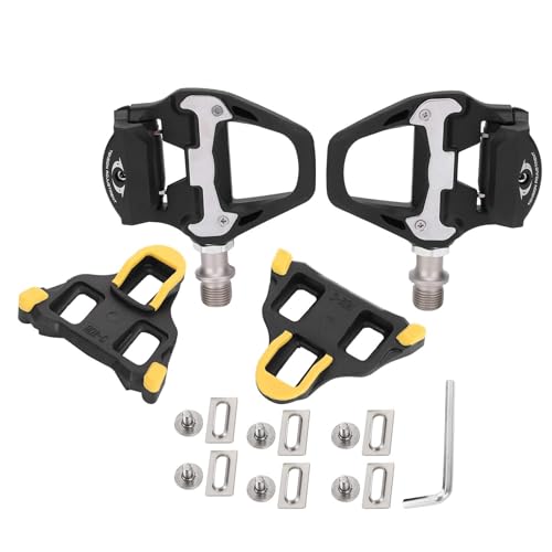 Selbstsichernde Fahrradpedale, 9/16 Zoll Universal Stollenpedalen 90x100mm/3,5x3,9 Zoll Radfahren Rennrad Selbstverriegelnde Pedale MTB Fahrrad Dual Cleat Adapter Ersatz für SPD-SL Mountainbike Selbstsichernde Fahrradpedale, 9/16 Zoll Universal Stollenpedalen 90x100mm/3,5x3,9 Zoll Radfahren Rennrad Selbstverriegelnde Pedale MTB Fahrrad Dual Cleat Adapter Ersatz für SPD-SL Mountainbike von Agatige