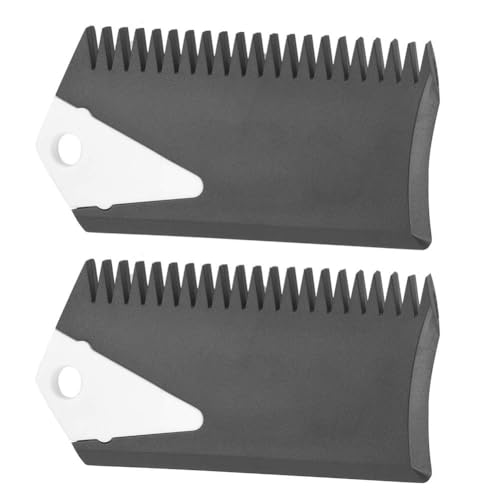 Agatige Wachskamm Flossenschlüssel, Surfbrett-Wachs-Kamm, Hochwertiges PVC Surfbrett Wachs Kamm, 2-teiliger Surf-Wachs-Entferner für Surfbrett-Skimboard-Longboard-Surfwartung Agatige Wachskamm Flossenschlüssel, Surfbrett-Wachs-Kamm, Hochwertiges PVC Surfbrett Wachs Kamm, 2-teiliger Surf-Wachs-Entferner für Surfbrett-Skimboard-Longboard-Surfwartung von Agatige