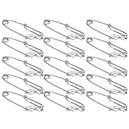 lieblingsköder, Wirbel Angeln, Angelclips, 15 Stück Angel-Schnappclip 1,8 X 60 Mm, Edelstahl, Langleinen-Schnappclip, Thunfisch-Clips, Langleinen-Zweig-Aufhänger für Konnektoren wie Weichköder lieblingsköder, Wirbel Angeln, Angelclips, 15 Stück Angel-Schnappclip 1,8 X 60 Mm, Edelstahl, Langleinen-Schnappclip, Thunfisch-Clips, Langleinen-Zweig-Aufhänger für Konnektoren wie Weichköder von Agatige