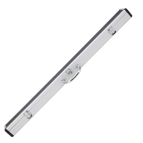 Agatige Pool-Queue-Box, 1/2 Aluminium-Billard-Queue-Hartbox, 31,9-Zoll-Snooker-Queue-Kasten, Weiches Schaumstofffutter, Tragetasche, Billard-Pool-Queue-Tasche, Halter Für Pool-Queue Agatige Pool-Queue-Box, 1/2 Aluminium-Billard-Queue-Hartbox, 31,9-Zoll-Snooker-Queue-Kasten, Weiches Schaumstofffutter, Tragetasche, Billard-Pool-Queue-Tasche, Halter Für Pool-Queue von Agatige