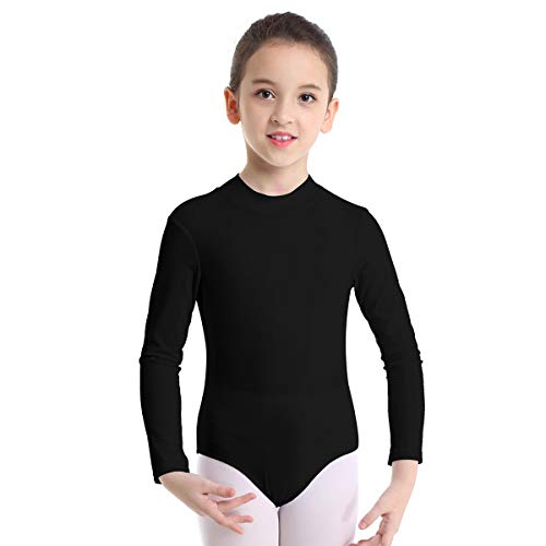 Agoky Mädchen Unterhemd Body Langarm Stehkragen Ballettanzug Ballett Trikot Sport Gymnastikanzug Turnanzug in Schwarz Weiß Rosa gr. 98-152 Schwarz 140-152/10-12 Jahre Agoky Mädchen Unterhemd Body Langarm Stehkragen Ballettanzug Ballett Trikot Sport Gymnastikanzug Turnanzug in Schwarz Weiß Rosa gr. 98-152 Schwarz 140-152/10-12 Jahre von Agoky