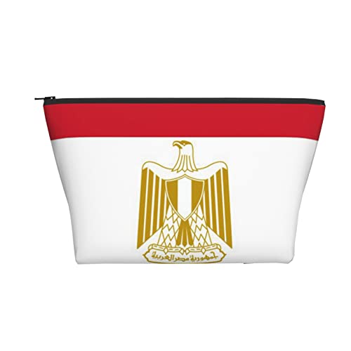 Tragbare Kosmetiktasche Ägypten ägyptische Flagge Fußball Make-up Tasche Reise Kulturtasche für Mädchen Frauen von Ahdyr