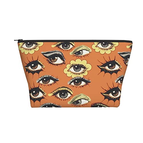 Tragbare Kosmetiktasche Good Luck Evil Eye Make-up-Tasche Reise-Kulturtasche für Mädchen Frauen von Ahdyr