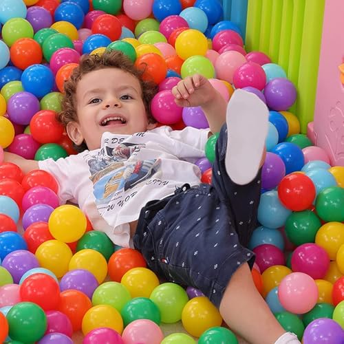 Ahuuen Bälle Für Bällebad | Babyspielzeug Spielball | Kleine Bunte Bälle Für Kinder | Buntes Spielzeug Für Bällebad | Ozeanball Schwimmbeckenspielzeug | Langlebige Und Sichere von Ahuuen