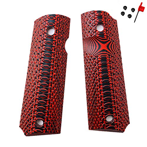 Aibote Full Size G10 1911 Pistolengriffe Schraubendreher Schraubensatz DIY EDC Griffe Material passt für die meisten Commander, Standard & Government 1911 Modelle Aibote Full Size G10 1911 Pistolengriffe Schraubendreher Schraubensatz DIY EDC Griffe Material passt für die meisten Commander, Standard & Government 1911 Modelle von Aibote