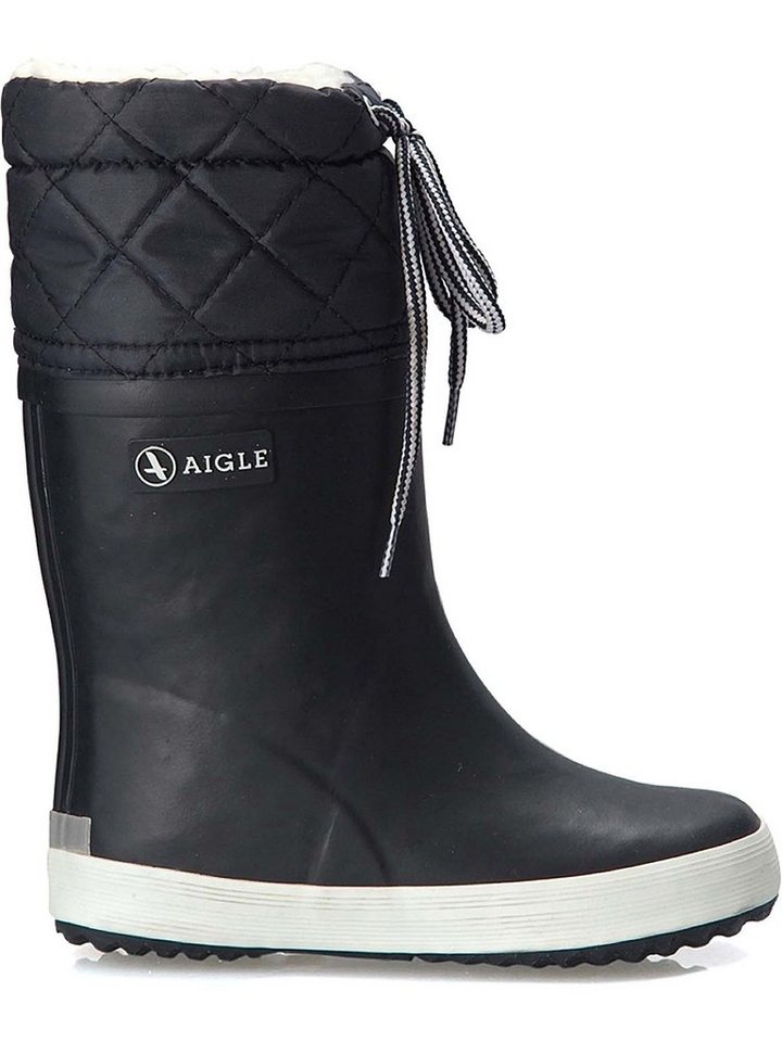 Aigle Aigle Giboulee marine/weiß Gummistiefel von Aigle