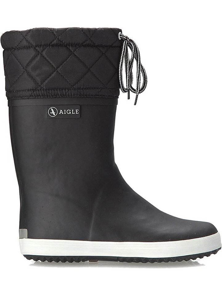 Aigle Aigle Giboulee noir/blanc Gummistiefel Aigle Aigle Giboulee noir/blanc Gummistiefel von Aigle