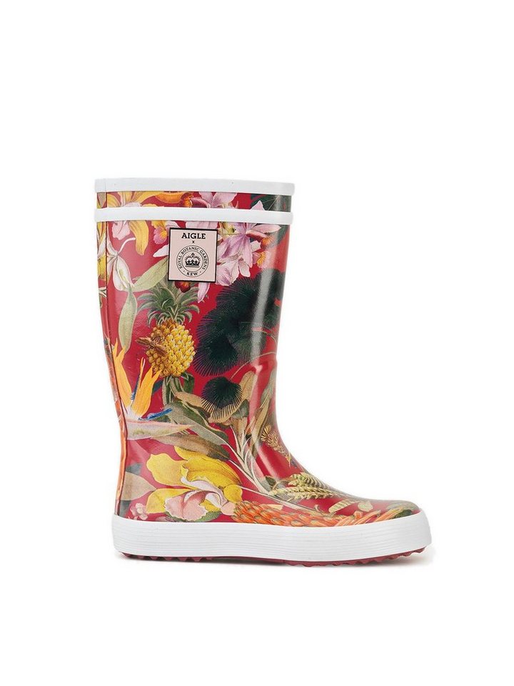 Aigle Aigle Lolly-Pop Kid rot/bunt-kombi Gummistiefel Aigle Aigle Lolly-Pop Kid rot/bunt-kombi Gummistiefel von Aigle