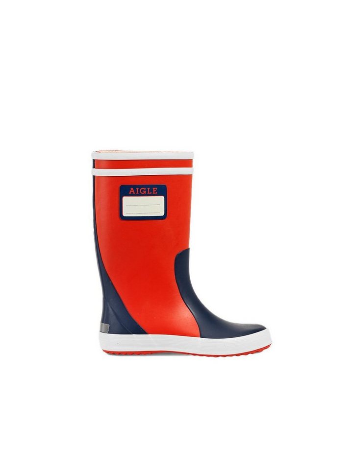 Aigle Aigle Lolly-Pop Label Color Block marineblau/rot Gummistiefel von Aigle