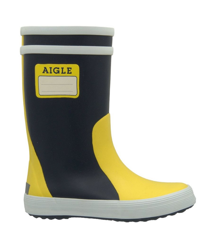Aigle Aigle Lolly Pop Label Gummistiefel Outdoor Blau Gelb Gummistiefel Aigle Aigle Lolly Pop Label Gummistiefel Outdoor Blau Gelb Gummistiefel von Aigle