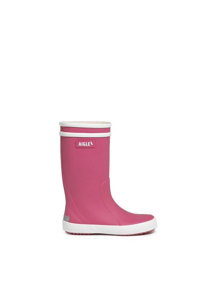 Aigle Regenstiefel Lolly-Pop 2 pink/weiß Gummistiefel von Aigle