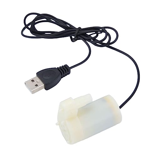 Ailan Aquarium Wasserpumpe Abnehmbare USB Schnittstelle Aquariumpumpen Zubehör, Weißer Typ 2 von Ailan