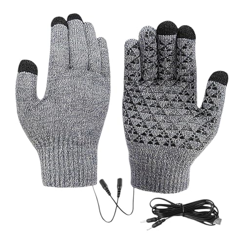 Elektrische Beheizte Handschuhe für Herren Damen, Touchscreen Heizhandschuhe Winter Thermosport für Skifahren Snowboarden Radfahren Motorrad Wandern Handwärmer Handschuhe von Ainiupi