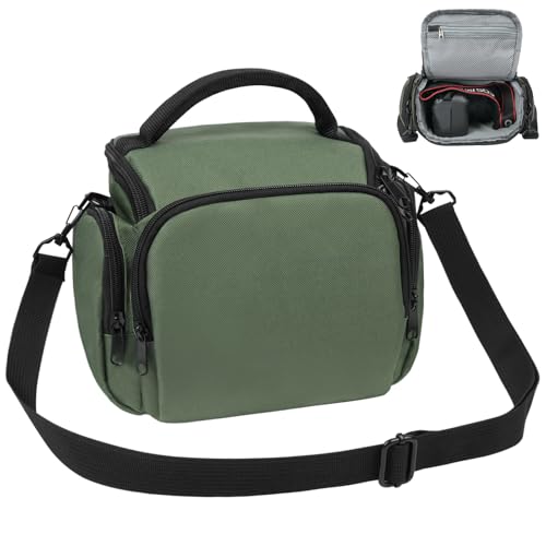 Ainiv Kameratasche, Spiegelreflex DSLR SLR Fototasche, Kamera Tasche zum Umhängen Kompatibel für Canon Nikon Sony SLR/DSLR Kamera Objektive und Zubehör Wasserdicht, Grün Ainiv Kameratasche, Spiegelreflex DSLR SLR Fototasche, Kamera Tasche zum Umhängen Kompatibel für Canon Nikon Sony SLR/DSLR Kamera Objektive und Zubehör Wasserdicht, Grün von Ainiv