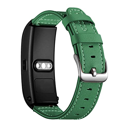 Lederarmband Armbänd Kompatibel mit Huawei Talkband B6/B3 Für Damen Herren Echte Ersatzband mit Uhrenarmband Für Huawei Talkband B6/B3 (grün) von AireWiki