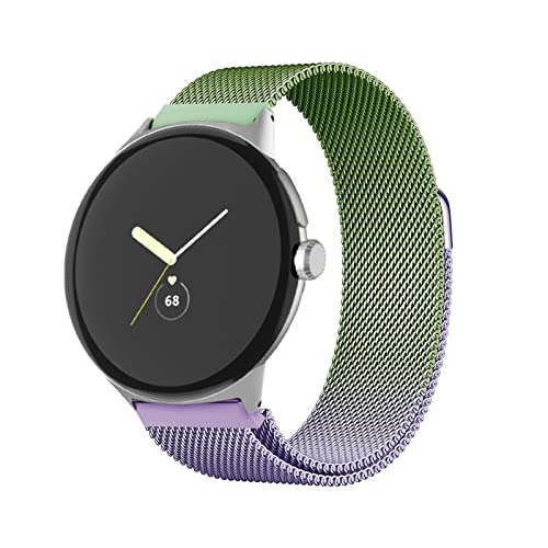Metall Armbänder Für Google Pixel Watch Armband Für Edel Ersatzband Uhrenarmband Kompatibel mit Google Pixel Watch (A) von AireWiki