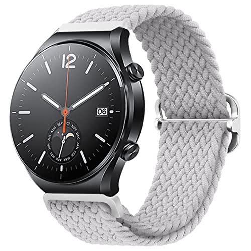 Nylon Armband Kompatibel mit Xiaomi Watch S1/ S1 Active Armband Keine Lücke Für Herren Damen Sport Stoff Ersatzband mit Uhrenarmband Für Xiaomi Watch S1/S1 Active (7) von AireWiki