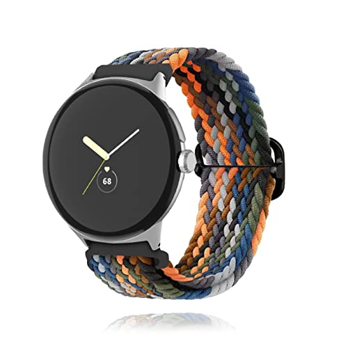 Stoff Armband Kompatibel mit Google Pixel Watch Armband Nylon Für Herren Damen Sport Ersatzband mit Uhrenarmband Für Google Pixel Watch (8) von AireWiki