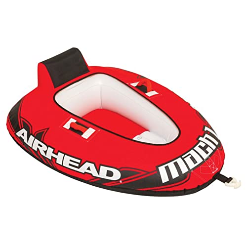 Airhead Unisex-Erwachsene MACH 1, 1 Rider Towable Tube Abschlepprohr, rot von Airhead