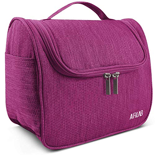 Kulturbeutel zum Aufhängen, Airlab Kulturtasche mit Tragegriff und Haken, Größe: 24 x 19,5 x 12,5cm, Rosa Kulturbeutel zum Aufhängen, Airlab Kulturtasche mit Tragegriff und Haken, Größe: 24 x 19,5 x 12,5cm, Rosa von Airlab