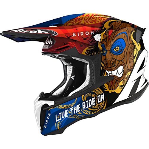 Airoh Motocross-Helm Twist 2.0 Mehrfarbig Gr. L von Airoh