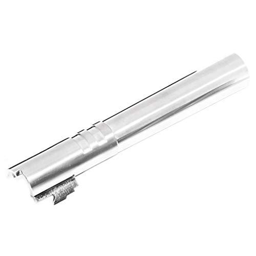 Airsoft Softair Parts Ausrüstung 5KU 5" Zoll Stainless Steel Outer Barrel Edelstahl Außenlauf +11mm CW für Tokyo Marui Hi-Capa 5.1 GBB Silber Airsoft Softair Parts Ausrüstung 5KU 5" Zoll Stainless Steel Outer Barrel Edelstahl Außenlauf +11mm CW für Tokyo Marui Hi-Capa 5.1 GBB Silber von Airsoft Gang